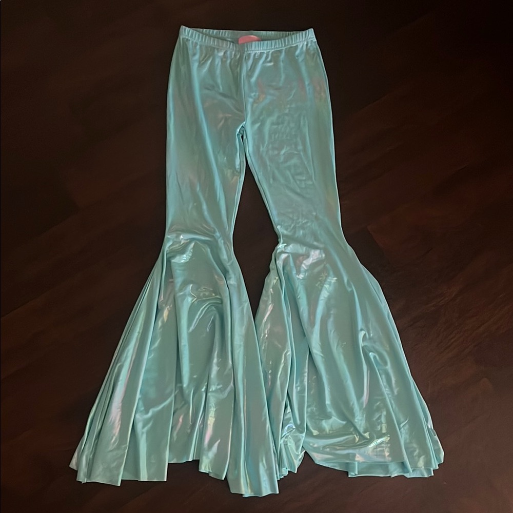 Sugar Thrillz Shimmering Aqua Pants